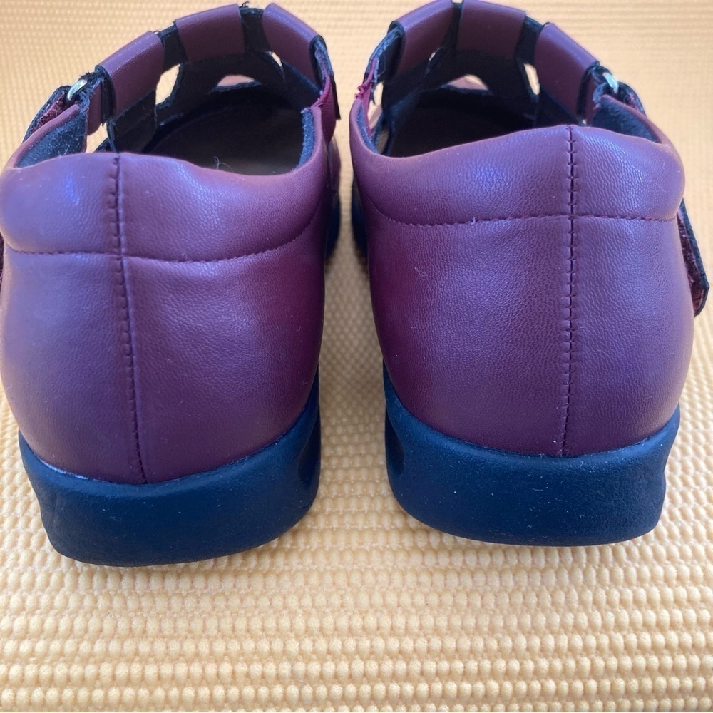 Comfortview Women's Size 10W color Dark Wine The Cailyn Flat Shoes ( WIDE ) - Picture 5 of 9